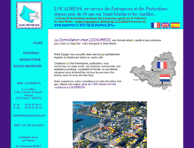 Tablet Screenshot of locadress-domiciliation.com